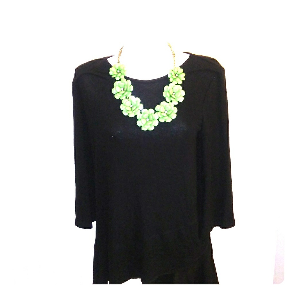 Suzanne Betro high-low black top